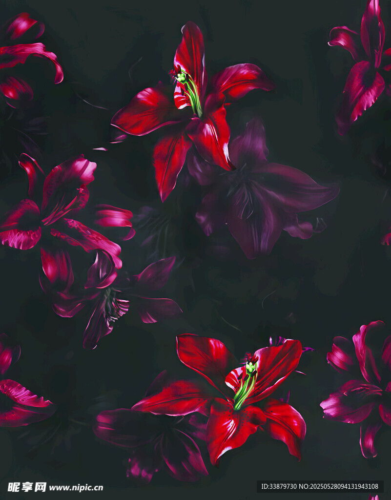 手绘花