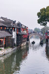 江南水乡古镇河道风景