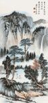 水墨山水国画风景图