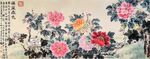 国画牡丹花鸟图
