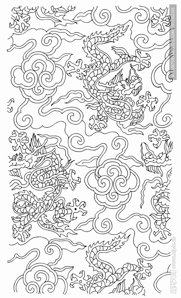 中式传统花纹图案设计