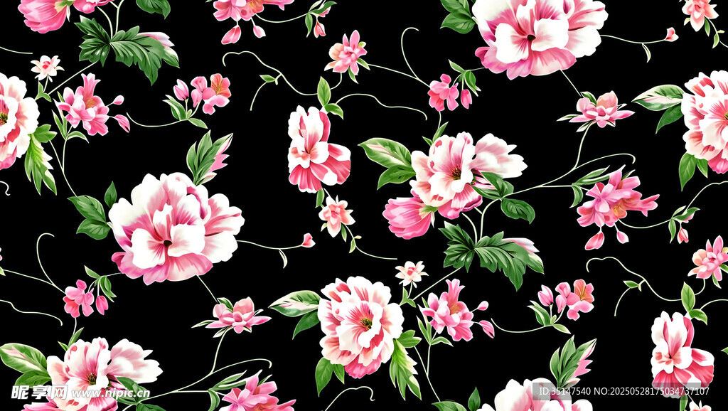 手绘花 