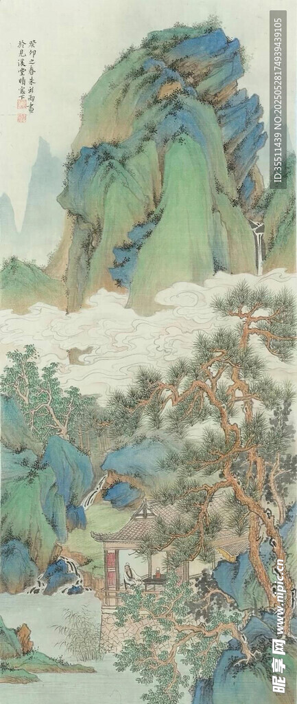 传统山水国画风景画
