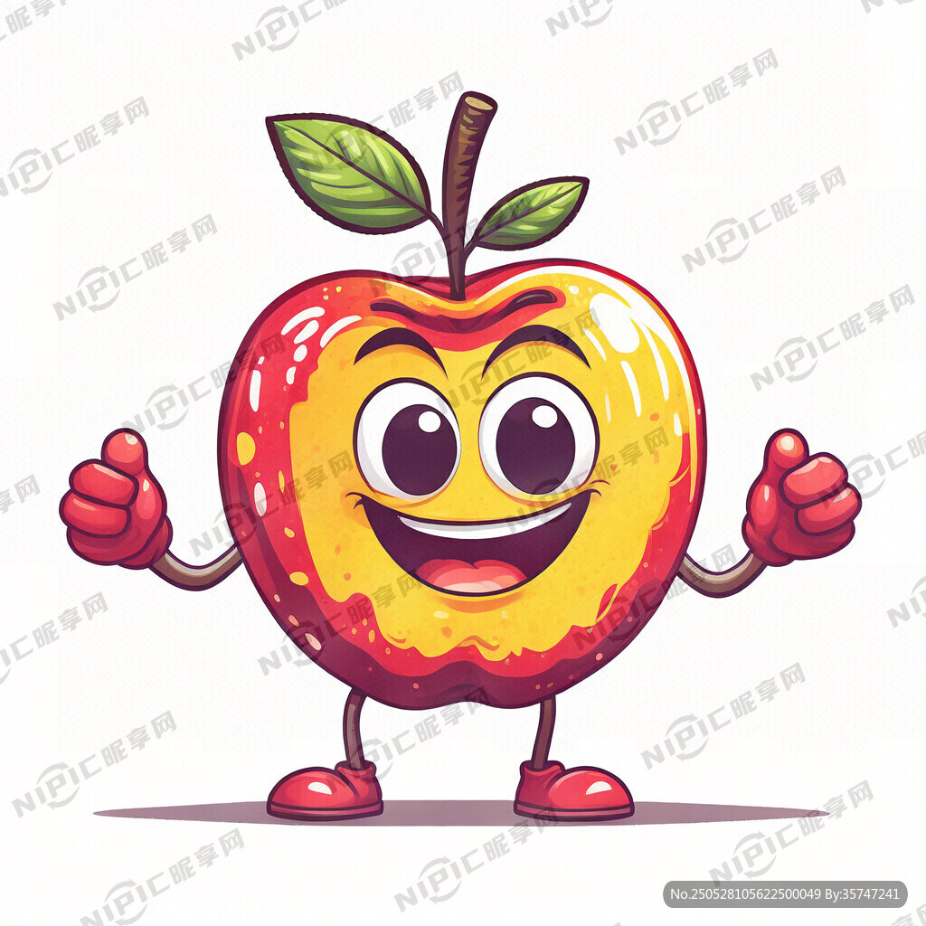 卡通苹果