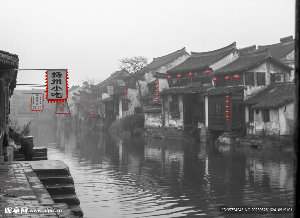 江南水乡古巷风景