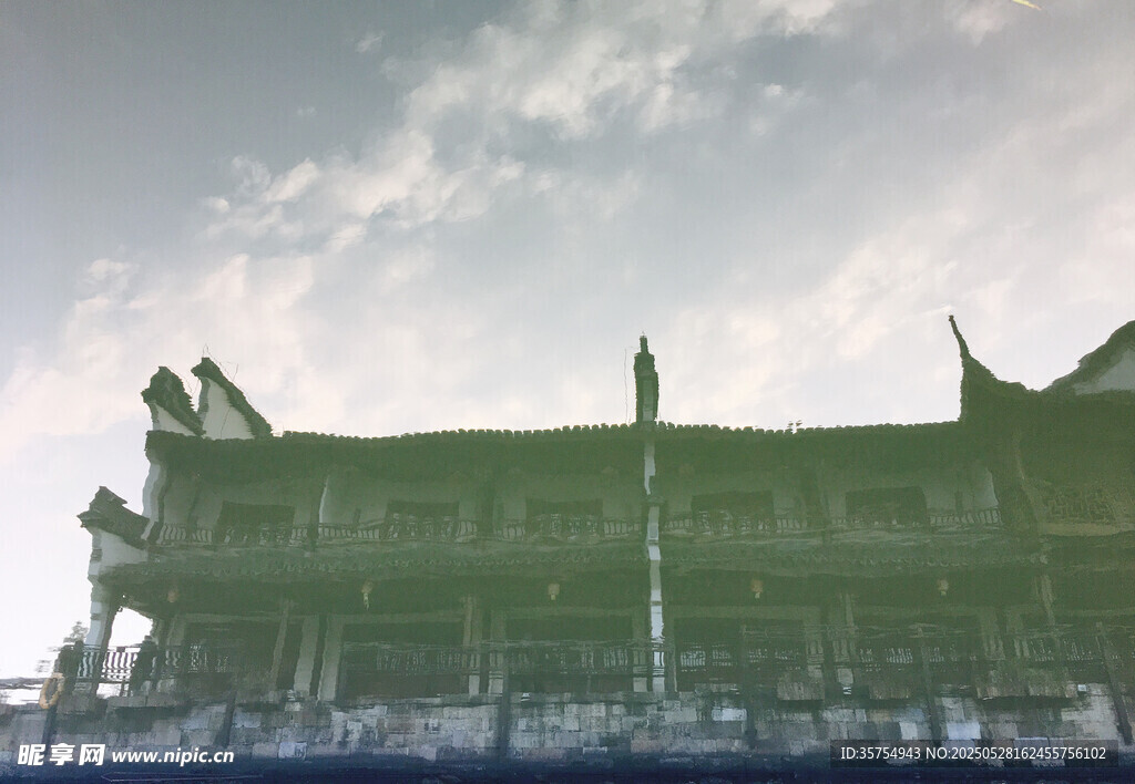 中式古建筑屋顶景观