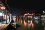江南水乡夜景