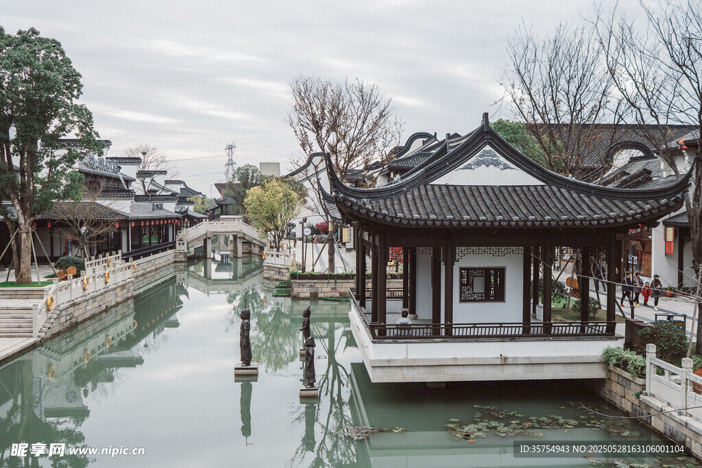 江南水乡古典建筑景观