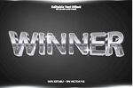 金属质感WINNER艺术字