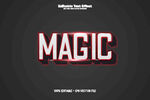 黑色背景上的MAGIC字样