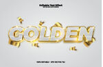 金色立体字GOLDEN展示