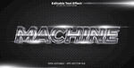 金属质感的MACHINE字样