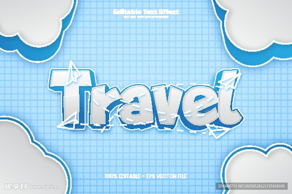 梦幻旅行主题背景图