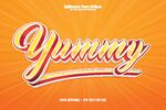 美味Yummy艺术字体设计