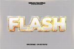 金色立体FLASH特效字