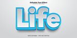 立体字Life设计展示