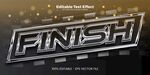 金属质感Finish标志