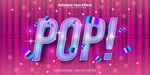 炫彩立体POP艺术字