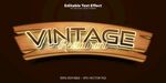 复古木质VINTAGE标识