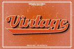 复古风格Vintage艺术字