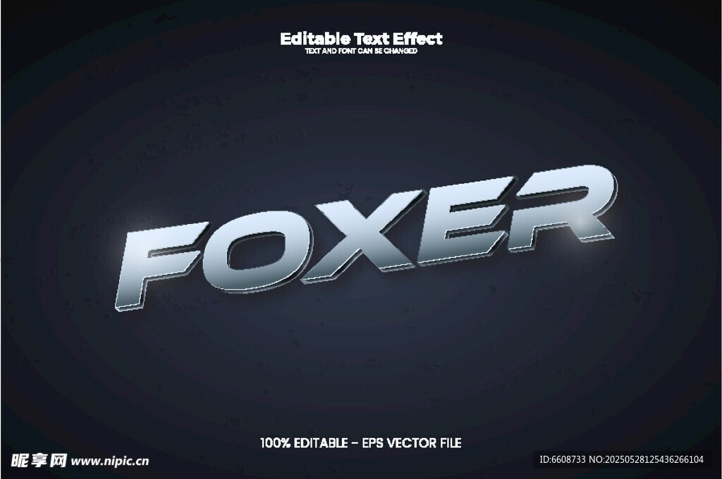 时尚FOXER品牌标志展示