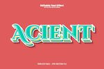 复古风格的ANCIENT字样