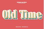 复古风格Old Time字样