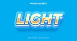 蓝色背景上的LIGHT字样