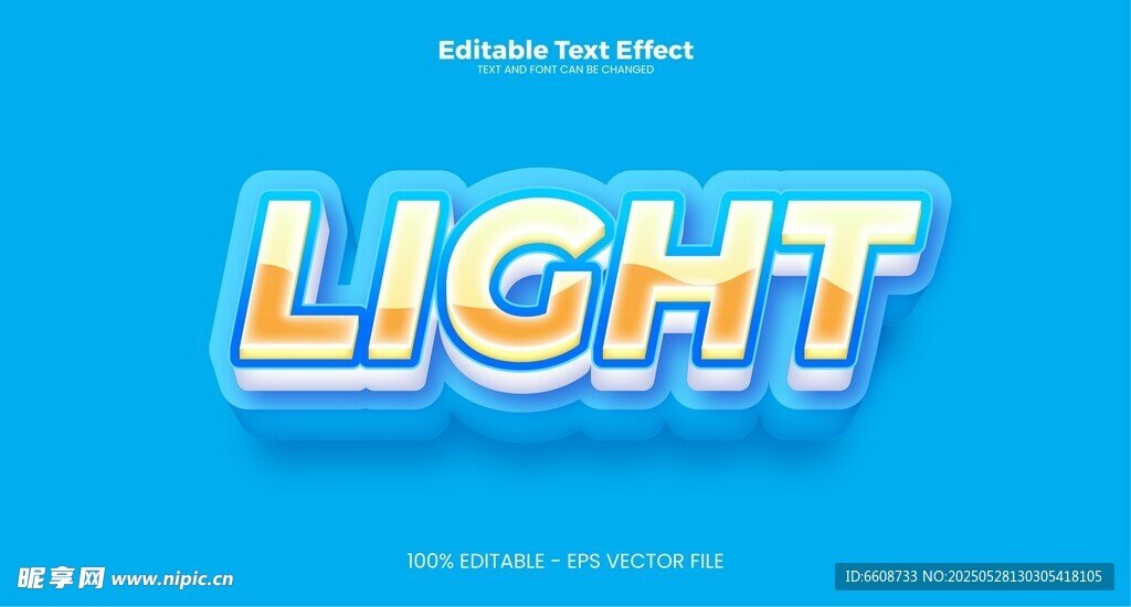 蓝色背景上的LIGHT字样