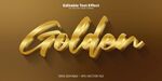 金色立体英文Golden