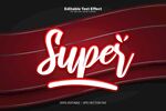 红色背景上的Super字样