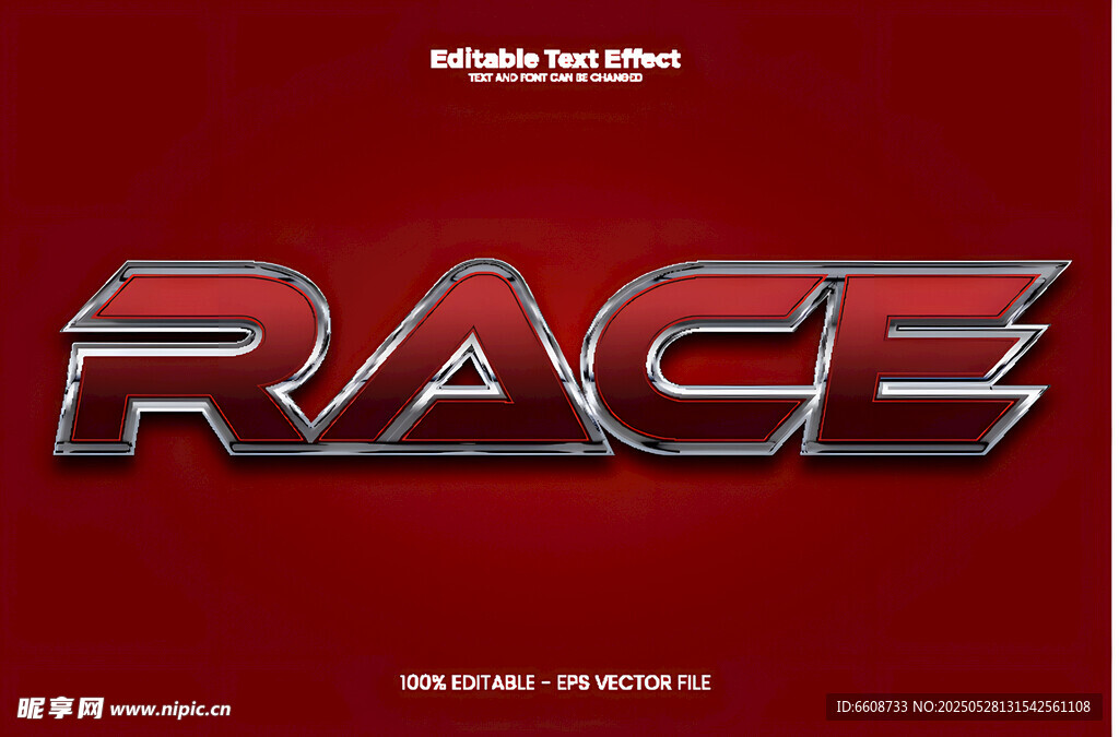 红色背景上的RACE字样