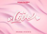 粉色浪漫爱心LOVE背景图