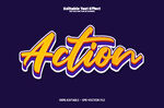 动感立体Action艺术字