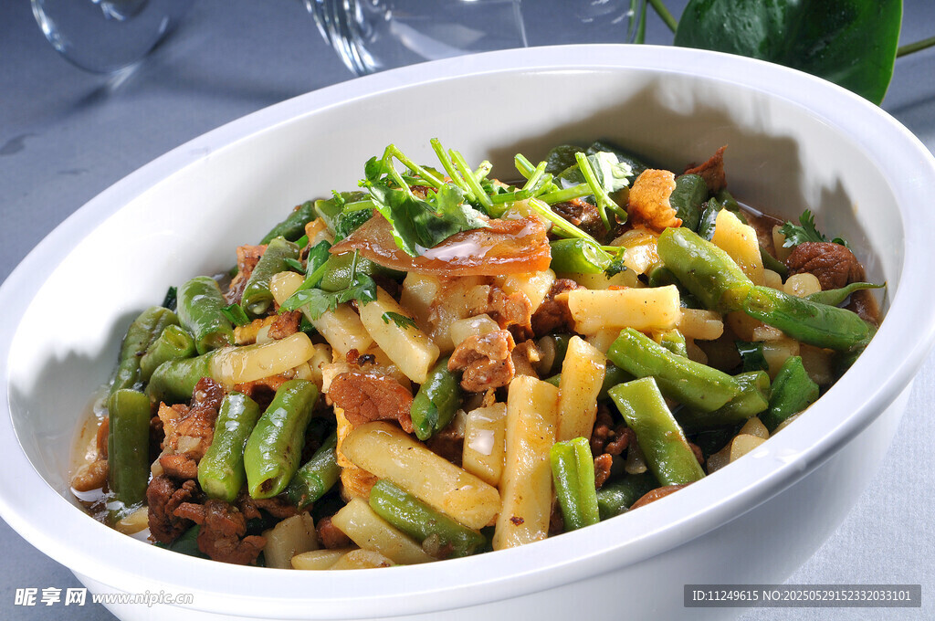 豆角炖排骨