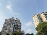 城市中的高层居民楼景观