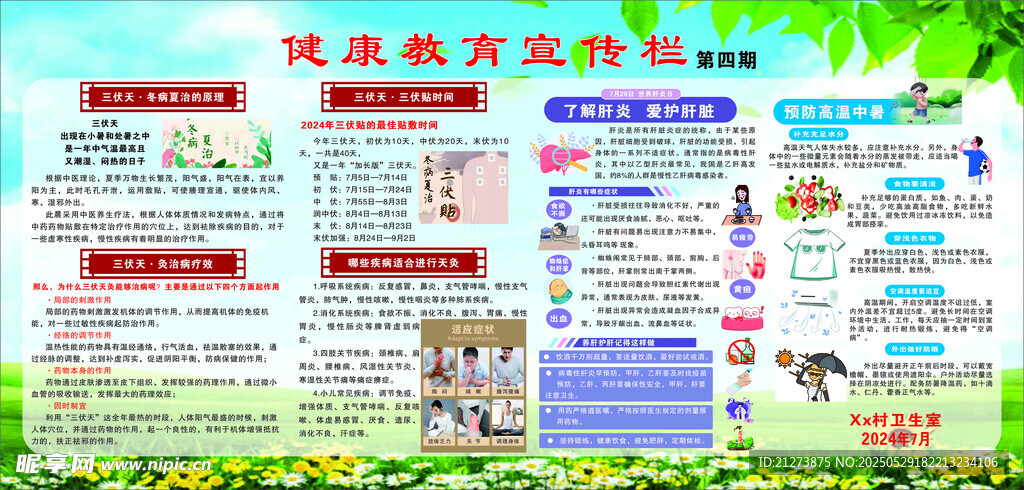 健康养生知识宣传海报