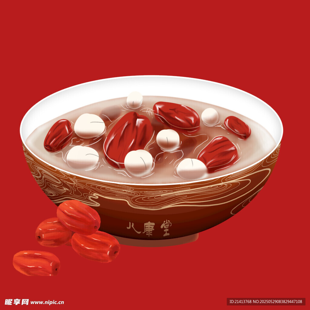 手绘八宝粥