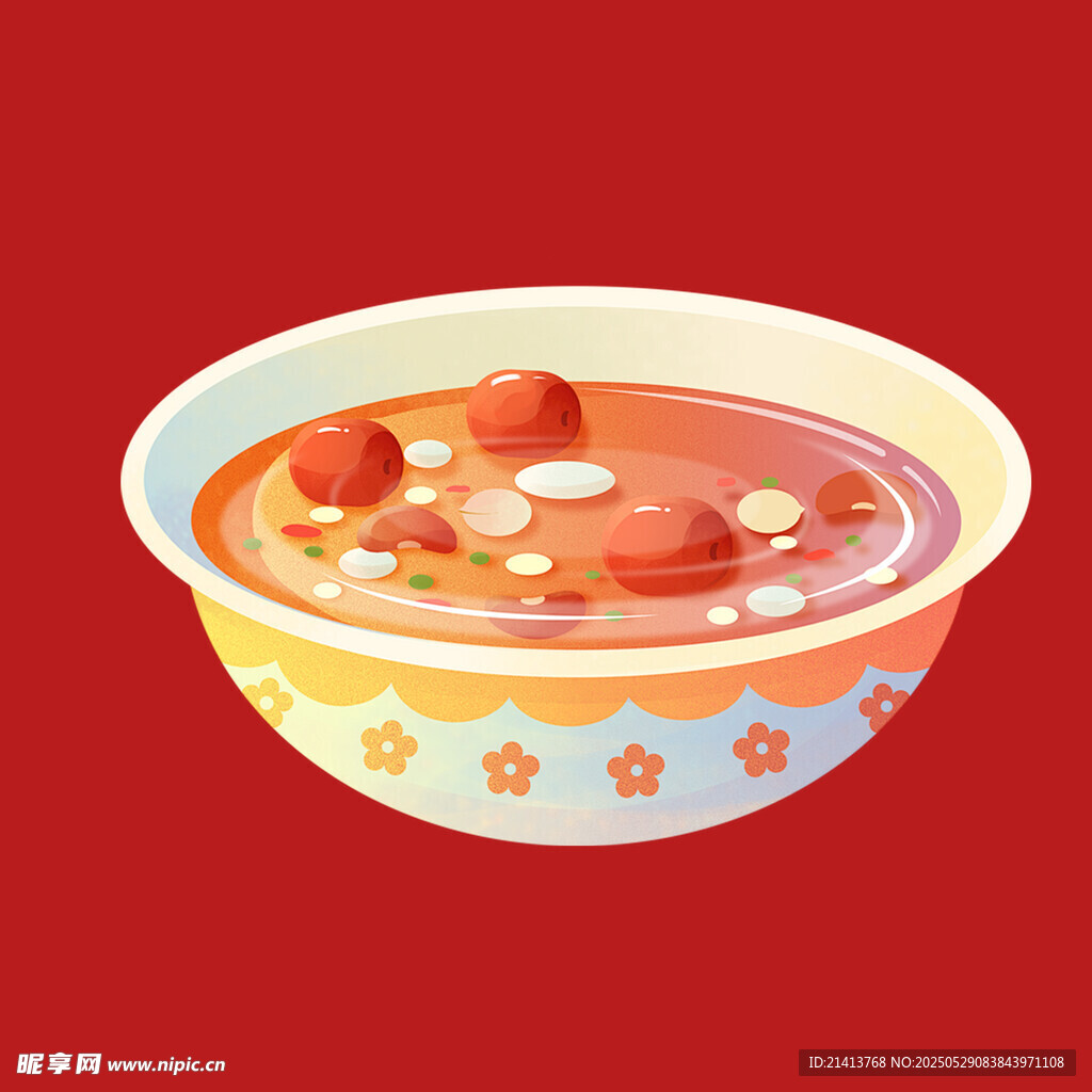 手绘八宝粥