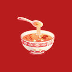 手绘八宝粥