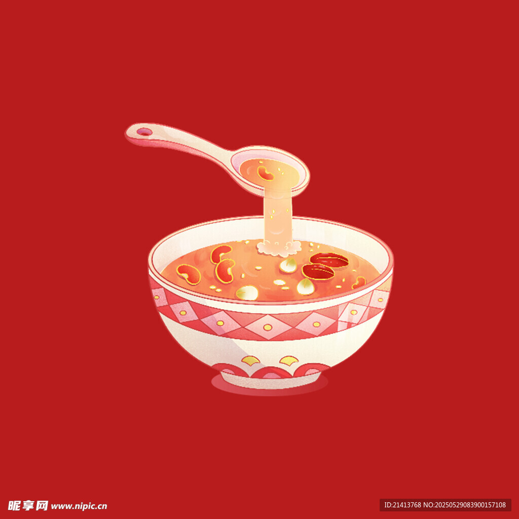 手绘八宝粥