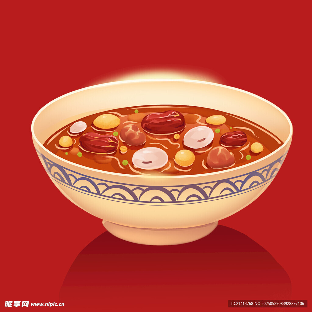 手绘八宝粥