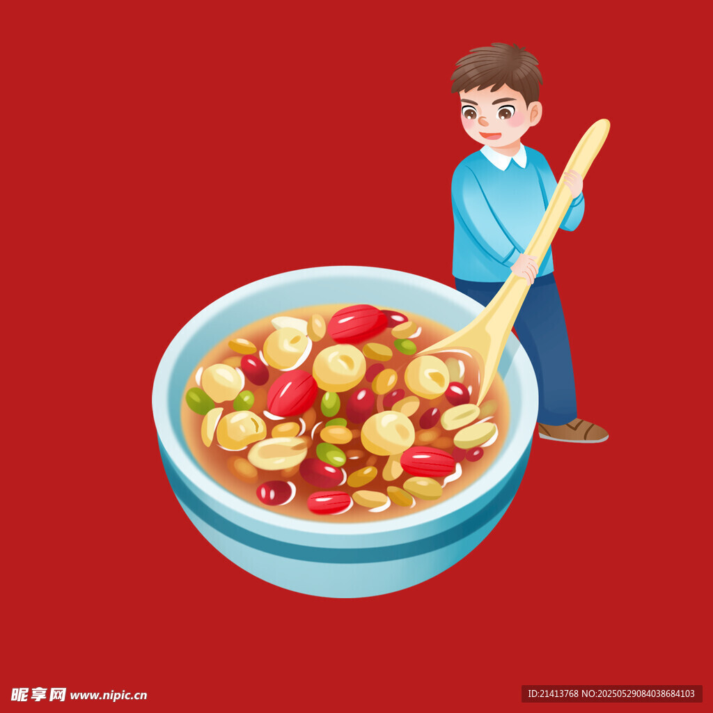 手绘八宝粥