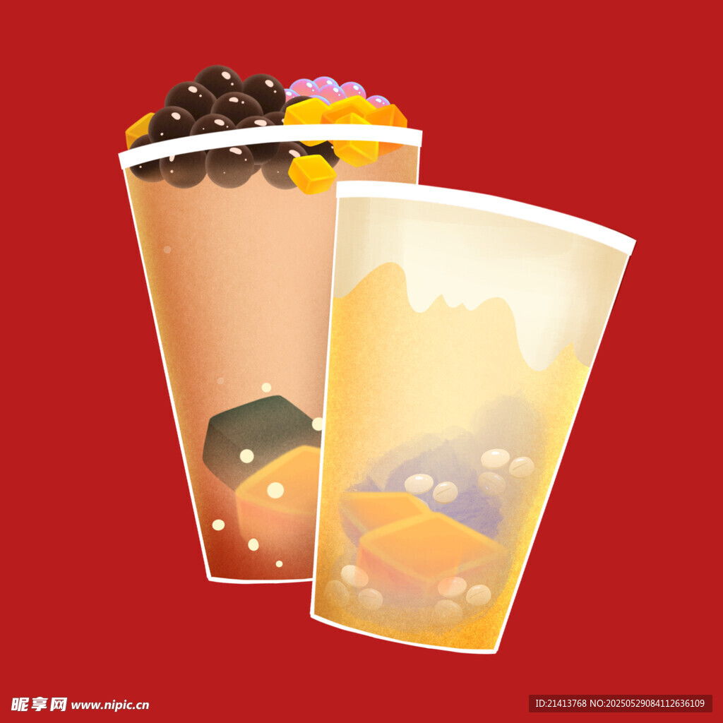 美味多样的特色水果奶茶
