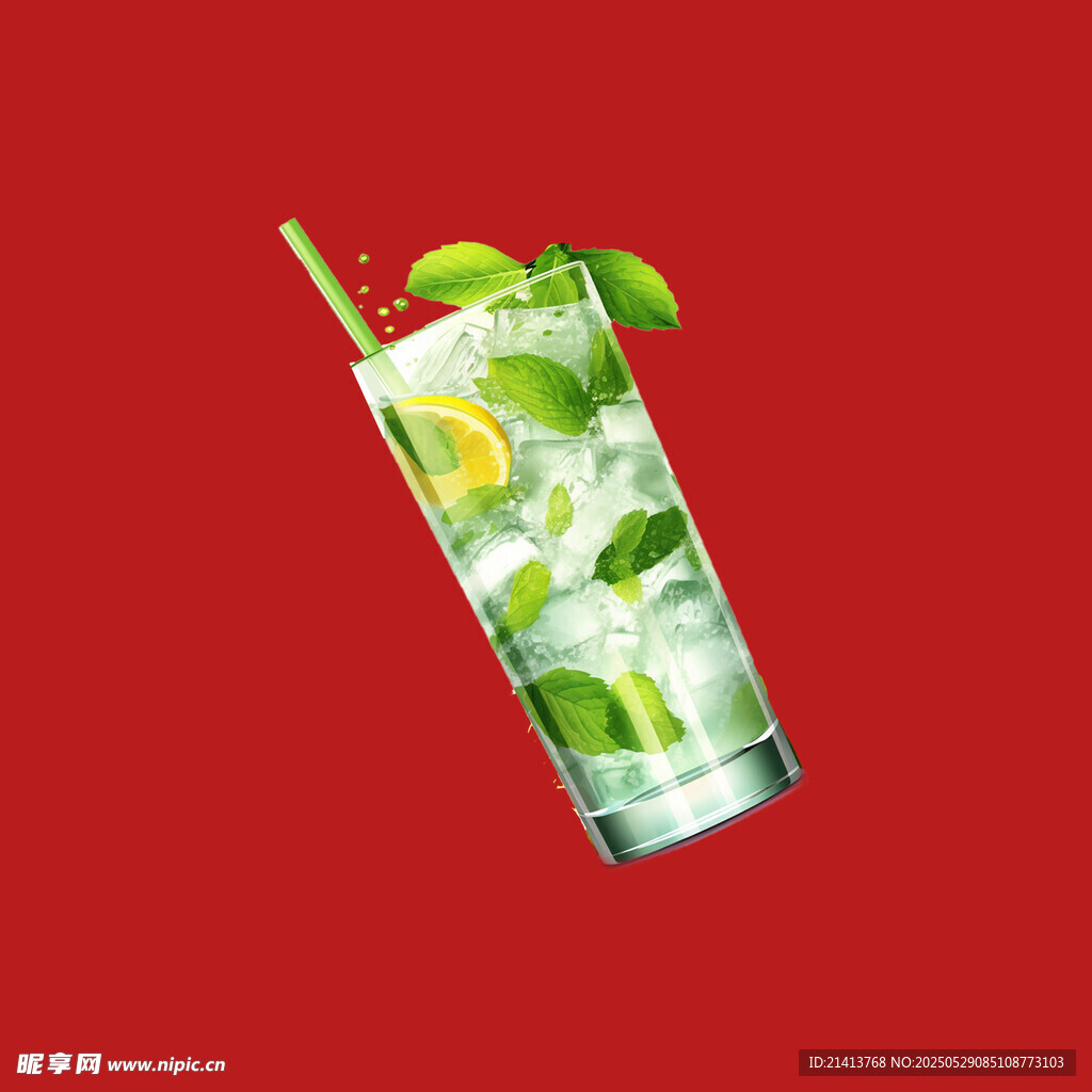 清爽青柠鸡尾酒