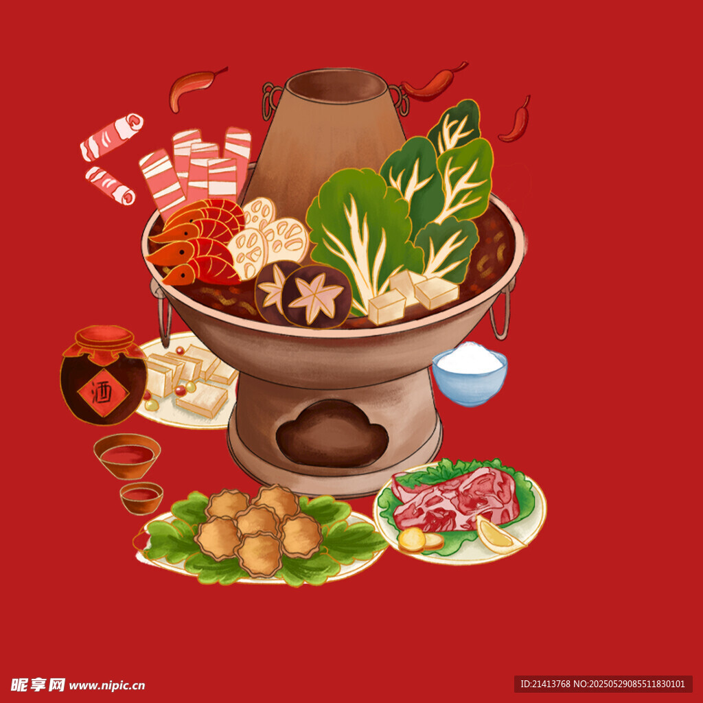 传统中式火锅