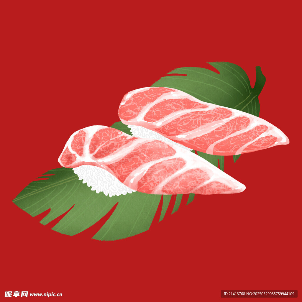 美味生鱼片寿司