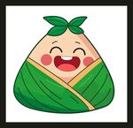 可爱卡通粽子形象