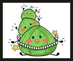 可爱卡通粽子形象插画