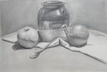 素描静物